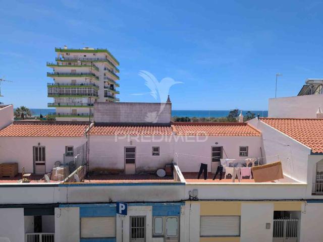 T1 com vista mar em Monte Gordo, para arrendamento