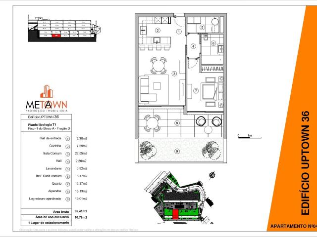 T1 em Construção à Venda em Santa Luzia, Funchal 57m² São Pedro Funchal