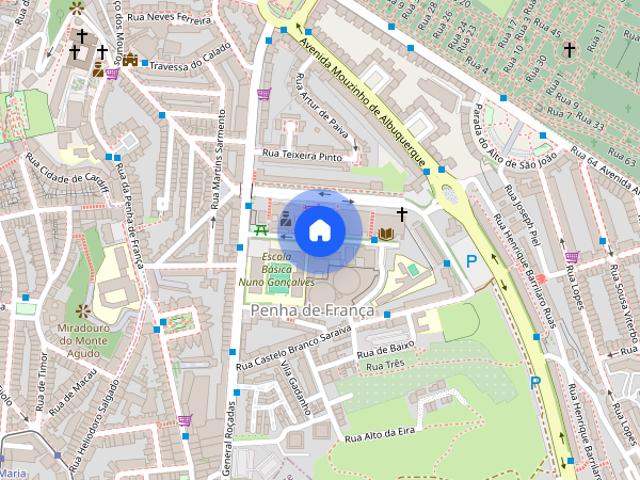 T1 mobilado e equipado com garagem em Lisboa