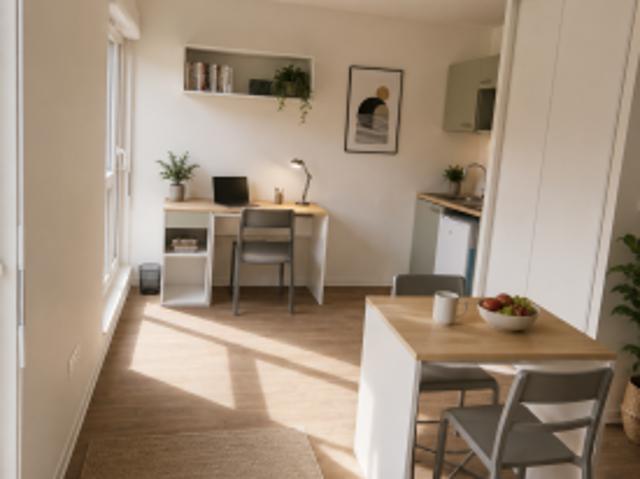 T1Bis de 30 à 32m² meublé et équipé