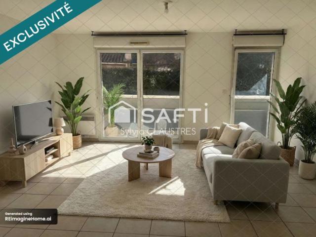 T2 47 m2 LIBRE avec balcon et parking privatif – Nîmes