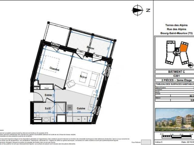 T2 44 m² TERRES DES ALPINS