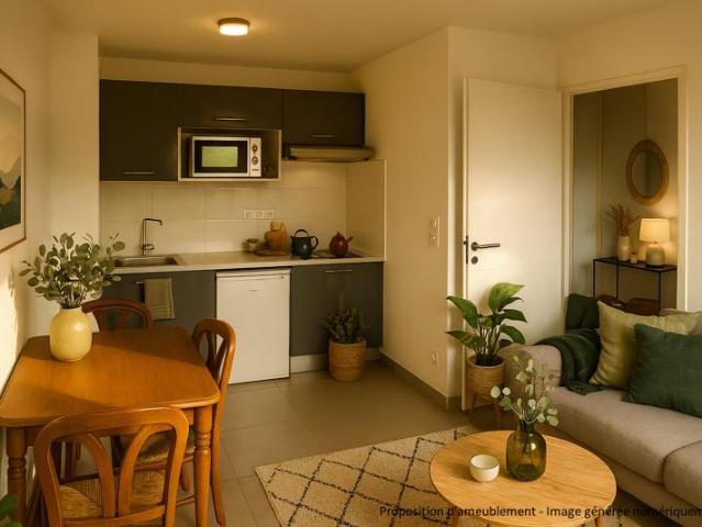 T2 45m2 avec terrasse de 13m2 exposé sud et pkg à Beauzelle