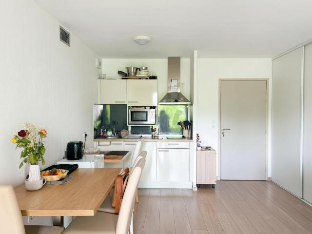 T2 50 m² rénové, balcon 13 m², parking Résidence sécurisée