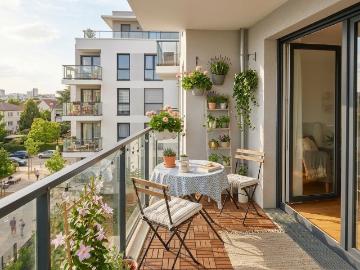 T2 avec BALCON et PARKING, PROCHE TRANSPORTS