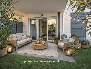 T2 avec garage et jardin