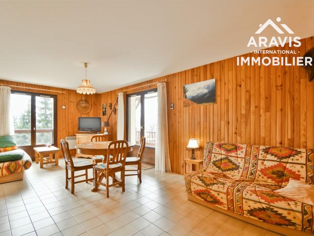 T2 avec terrasse proche du domaine skiable. 41m² Manigod