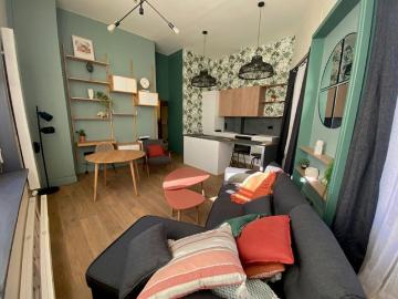 T2 bis MEUBLÉ de 54.09 m², rue Eugène Jacquet, CAULIER réf 592 002