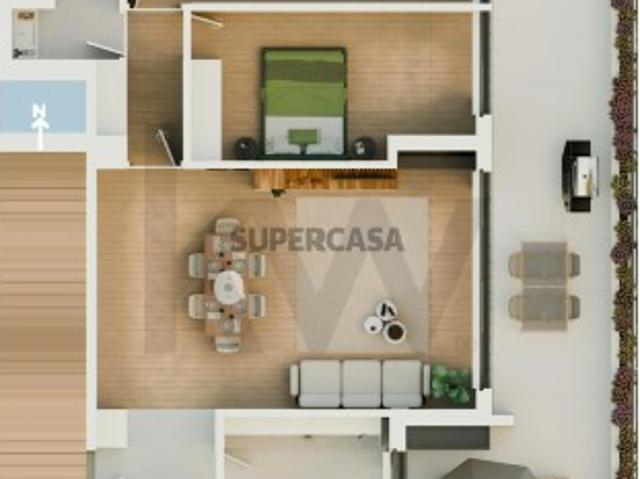 T2 com terraço de 48m2 e vista rio em Marvila | 2 Suites | Empreendimento MARVILA VIEW