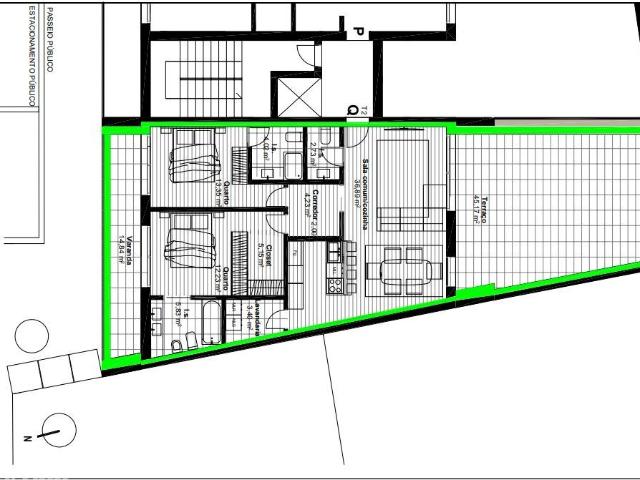 PENTHOUSE T4 Piscina Privada