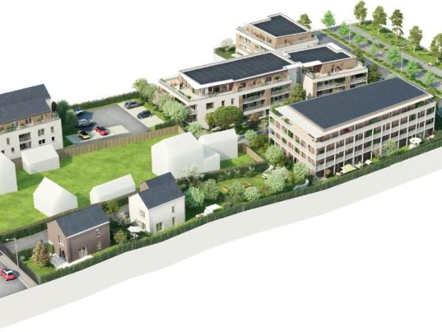 T2 de 48 m2 en dernier étage avec grande terrasse de 18 m2 Parking inclus Frais de notaire offerts Porn