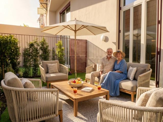 T2 de Luxo com Jardim de 31 Metros Quadrados