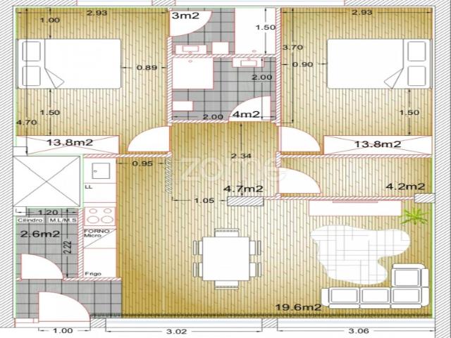 T2 em Taíde 80m² | Totalmente Remodelado