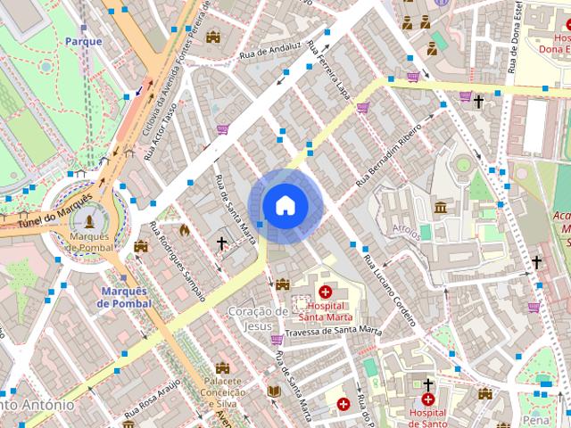T2 em Santo António, Lisboa Pronto a Habitar