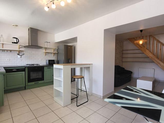 T2 en duplex de 46m², Rénové, Espace extérieur privatif