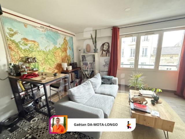 T2 lumineux avec balcon et parking Cours de l’Yser, Bordeaux