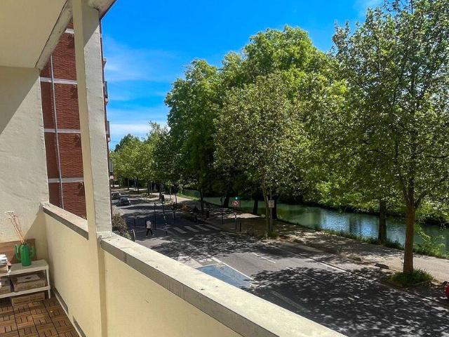T2 meublé 53m² lumineux traversant Vue Canal du Midi – Balcon – Toulouse Minimes