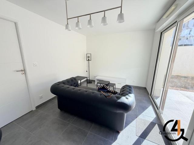 T2 meublé de 39,50m2 avec terrasse/jardin de 56m2 et parking