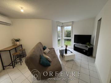 T2 MEUBLÉ Rez de jardin avec terrasse & Parking