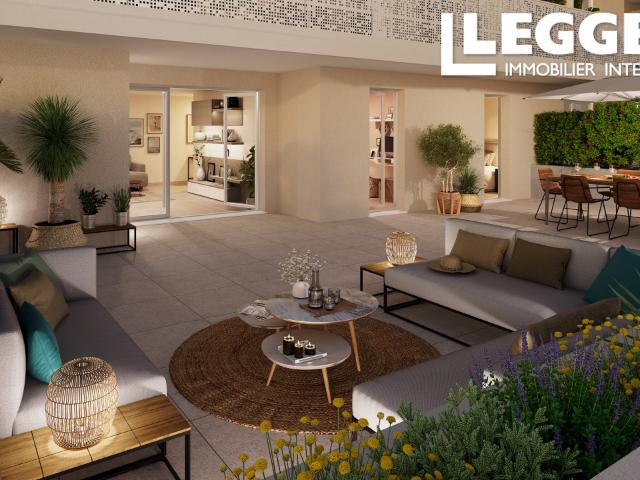 T2 neuf 38 m2 à Saint Laurent du Var | 3ème étage | Balcon 9m2 | Exposition Sud |Livraison Q4 2027