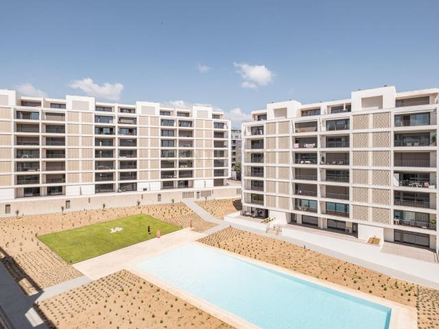 T2 Novo a Estrear para Arrendamento | Piscina e Ginásio | Empreendimento ELOU – Santo António dos Cavaleiros