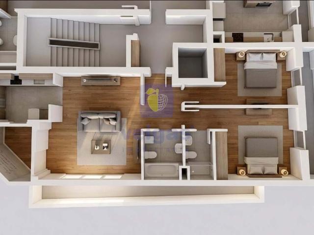 T2 Novo com terraço e 2 WC