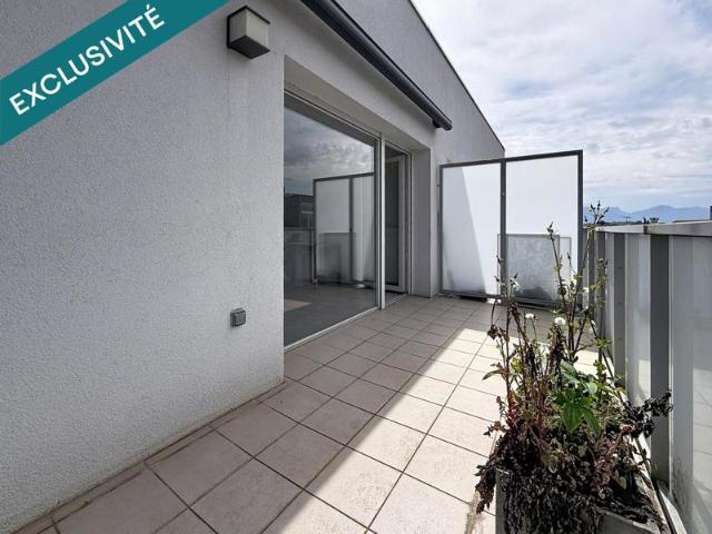 T2 récent 44 m² avec terrasse + cave – Résidence sécurisée 2019 centre ville
