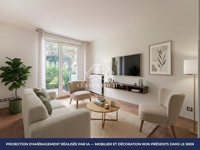T2 rez de jardin, coproprité sécurisée LYON 3 Montchat 24m² Lyon