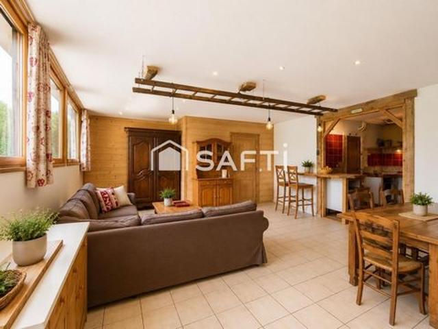 Rare à Villard de Lans – Appartement de 154 m² avec terrasse de 300 m² dans un chalet de montagne, à 5 mn du centre