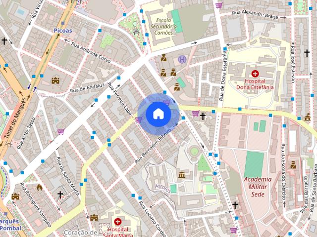 T4 em rua sossegada em Lisboa