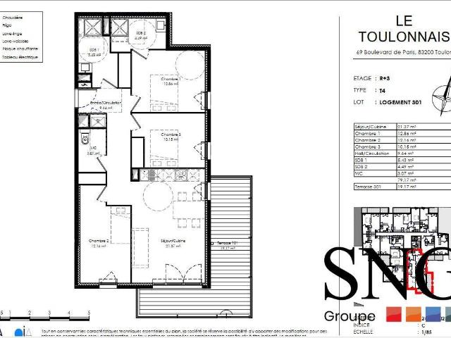 T4 NEUF AVEC TERRASSE
