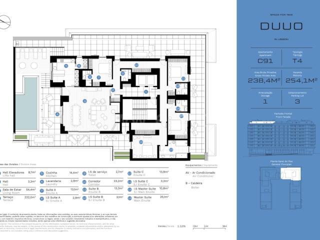 T4 Penthouse C/Piscina, Lisboa, Praça de Espanha m² Avenidas Novas