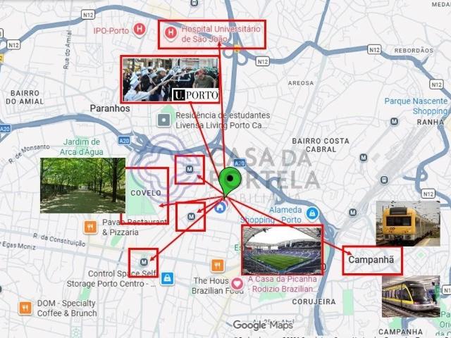 T4 R. Raúl Caldevilla, a 200m da Estação de Metro Combatente. 128m² Paranhos