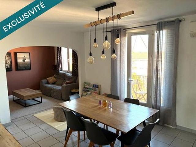T4 rénové de 83,8 m² avec vue et balcon
