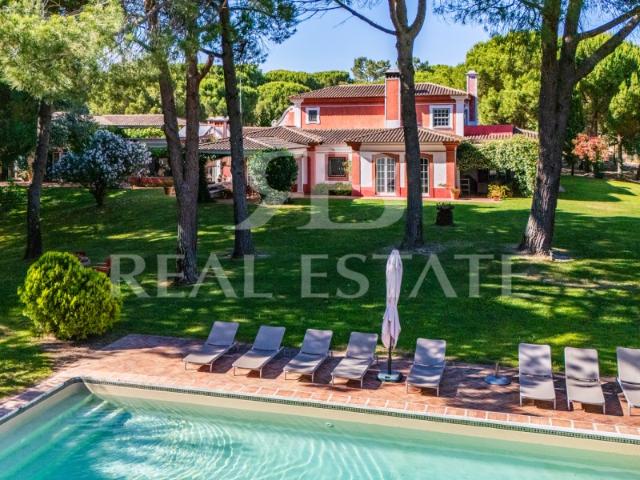 Casa T5 com anexo, em lote de 2 hectares Jardim, Piscina, Pinhal e Sobreiros Mata do Duque SANTO ESTEVÃO Benavente
