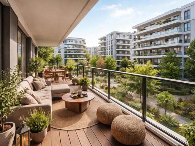 T5 orienté SUD OUEST avec BALCON et PARKING, PROCHE RER
