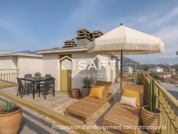Appartement d'exception en dernier étage avec rooftop panoramique – T6 de 155 m² à Seyssinet Pariset
