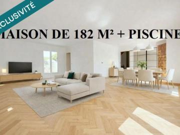 T8 au calme. Dépendance. DPE C. Piscine. Commerces