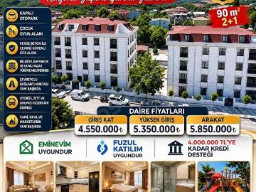 EMSALSİZ LÜXS 2+1 DAİRE EMİNEVİME UYGUN