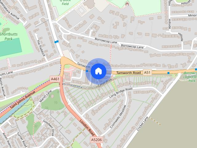 Tamworth Road, Lichfield, WS14 9HB