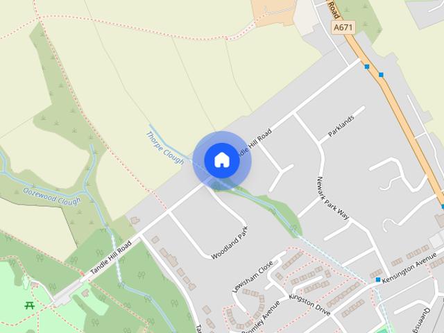 Tandle Hill Road, Royton, Oldham, Greater Manchester, OL2