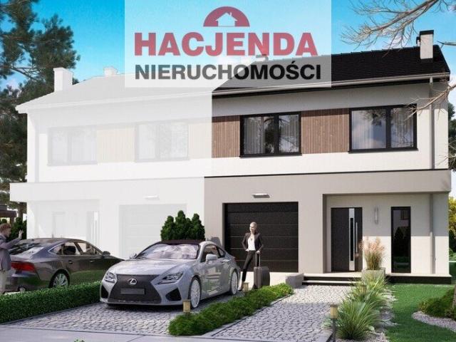 Na sprzedaż nowoczesny bliźniak 121 m² z ogródkiem i garażem