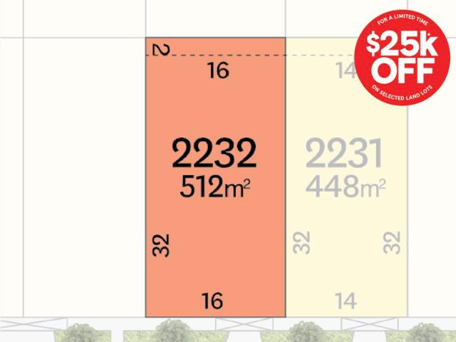 Take a Further $25K* Off This Wide Frontage 512m² Homesite