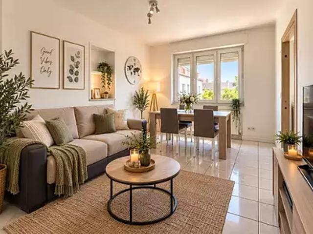 Talange 57525 Achat / Vente appartement 3 pièces t3 cave
