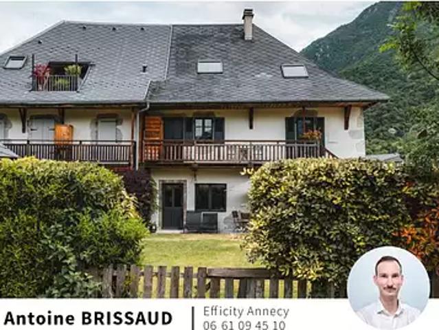 Talloires Montmin 74210, 74290 Achat / Vente appartement 4 pièces t4 jardin cave