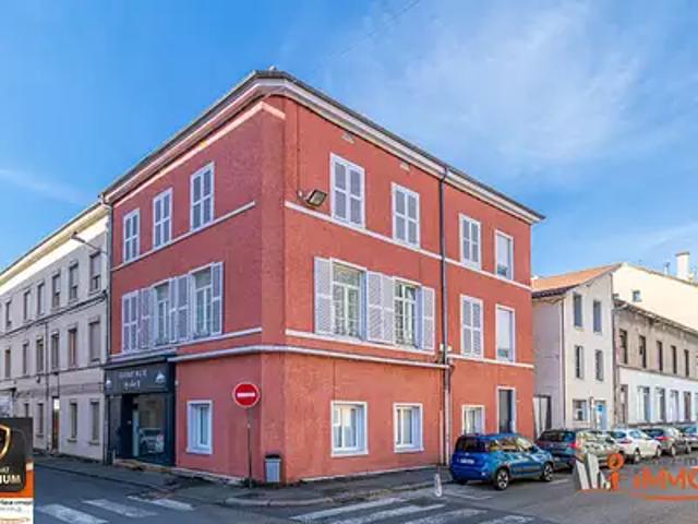 Tarare 69170 Achat / Vente appartement 2 pièces t2 au dernier étage