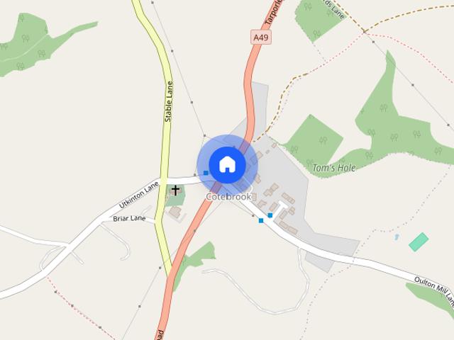 Tarporley Road, Cotebrook