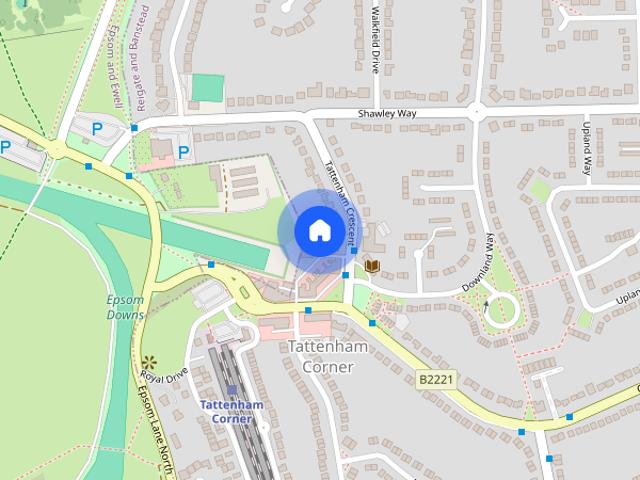 Tattenham Crescent, Epsom, Surrey, KT18