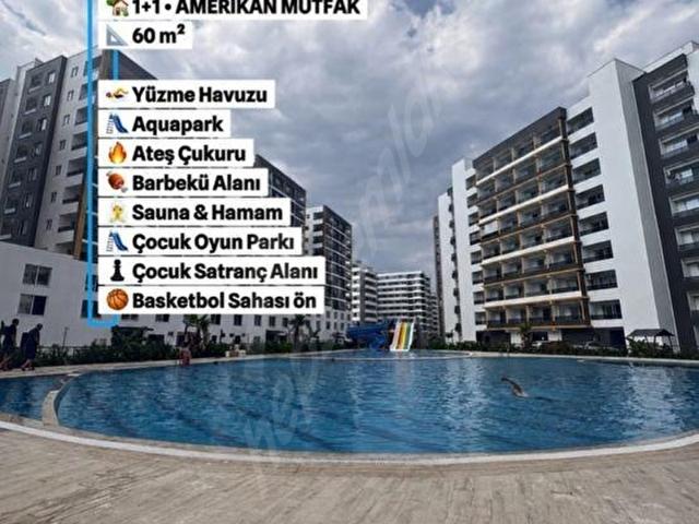 TATİL KÖYÜ KONSEPTİNDE LÜKS 1+1 KİRALIK DAİRE KİRALIK 20.000 TL