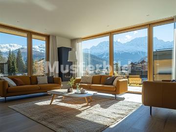 Tauschimmobilie Exklusive 4.5 Zimmer Gartenwohnung in Cham, frisch renoviert